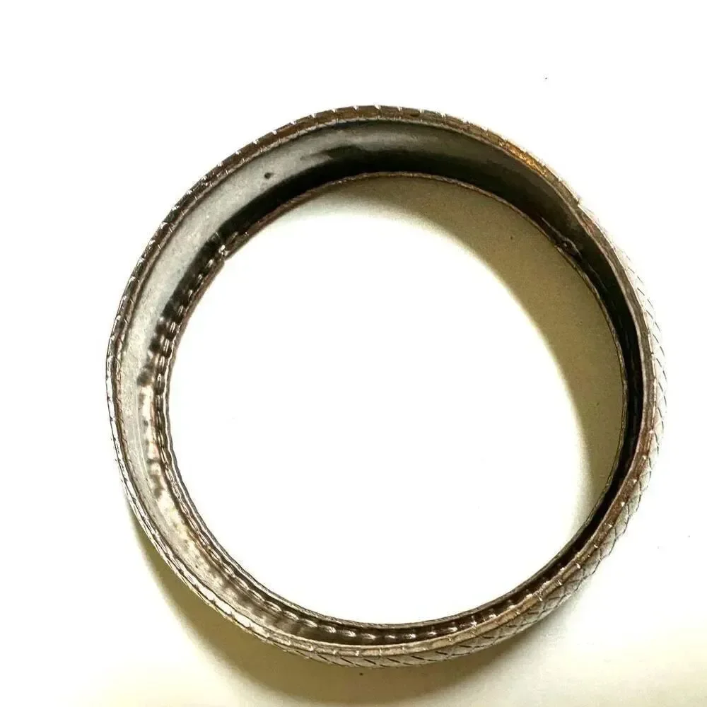 Silver tone bangle bracelet silver tone
